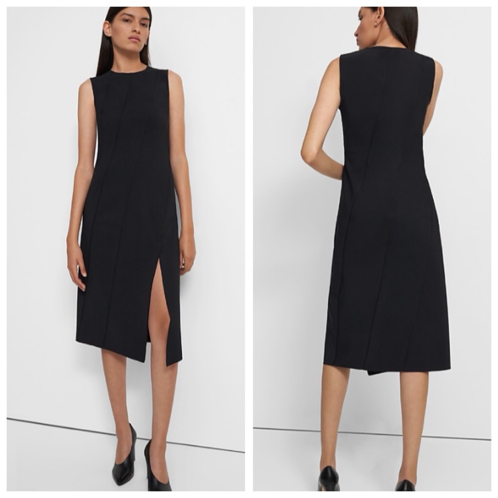 Theory Precision Ponte Bias Seam Dress - Picture 3 of 9
